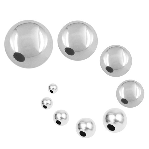 925 sterling silver round - silver,
