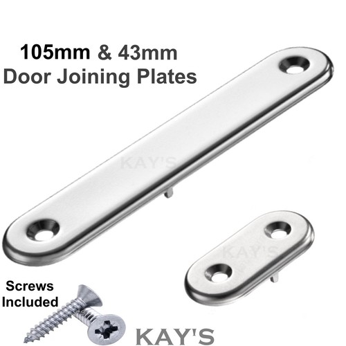 Door joining plates with gap - plates,