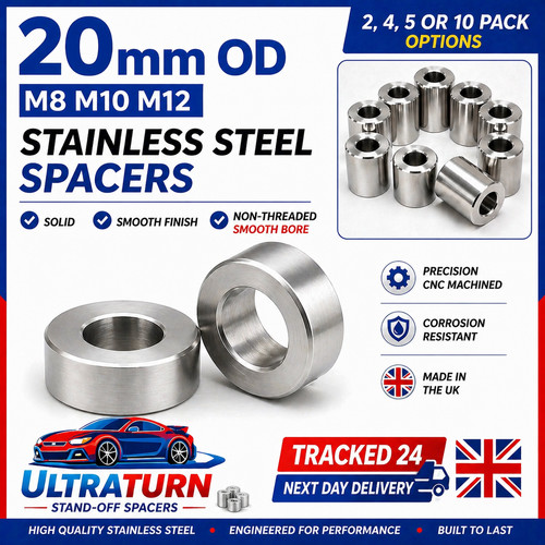 20mm stainless steel spacer - stainless,