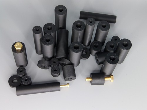 Black plastic standoff spacers - standoff,