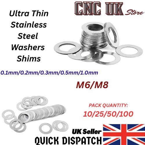Ultra thin washers - m7,