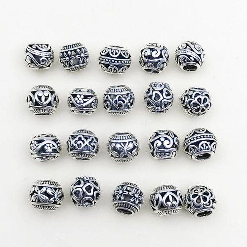 20pcs antique silver large - 20pcs,